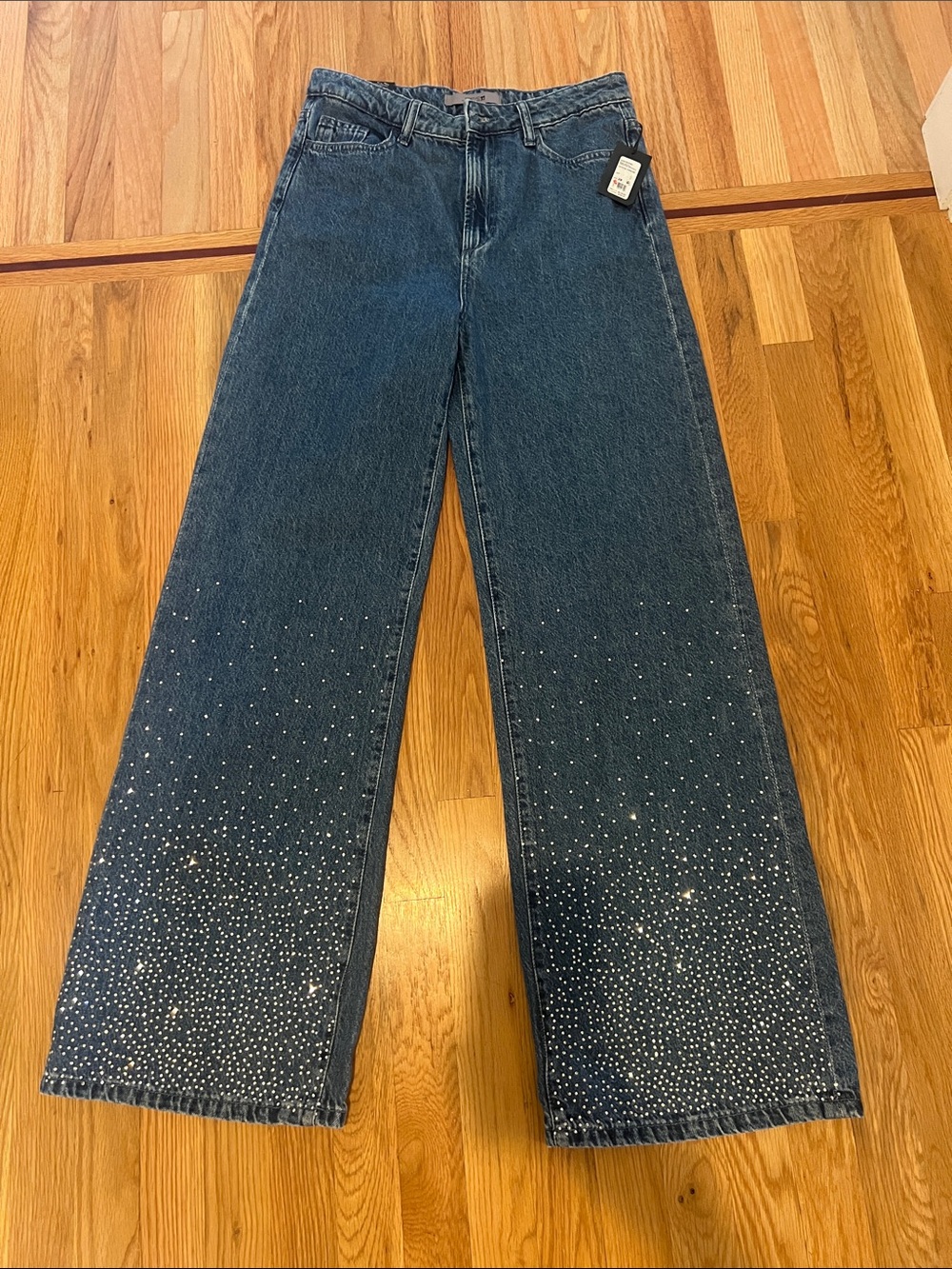 Joe’s Wide Leg Embellished Women’s Jeans - Dark Blue